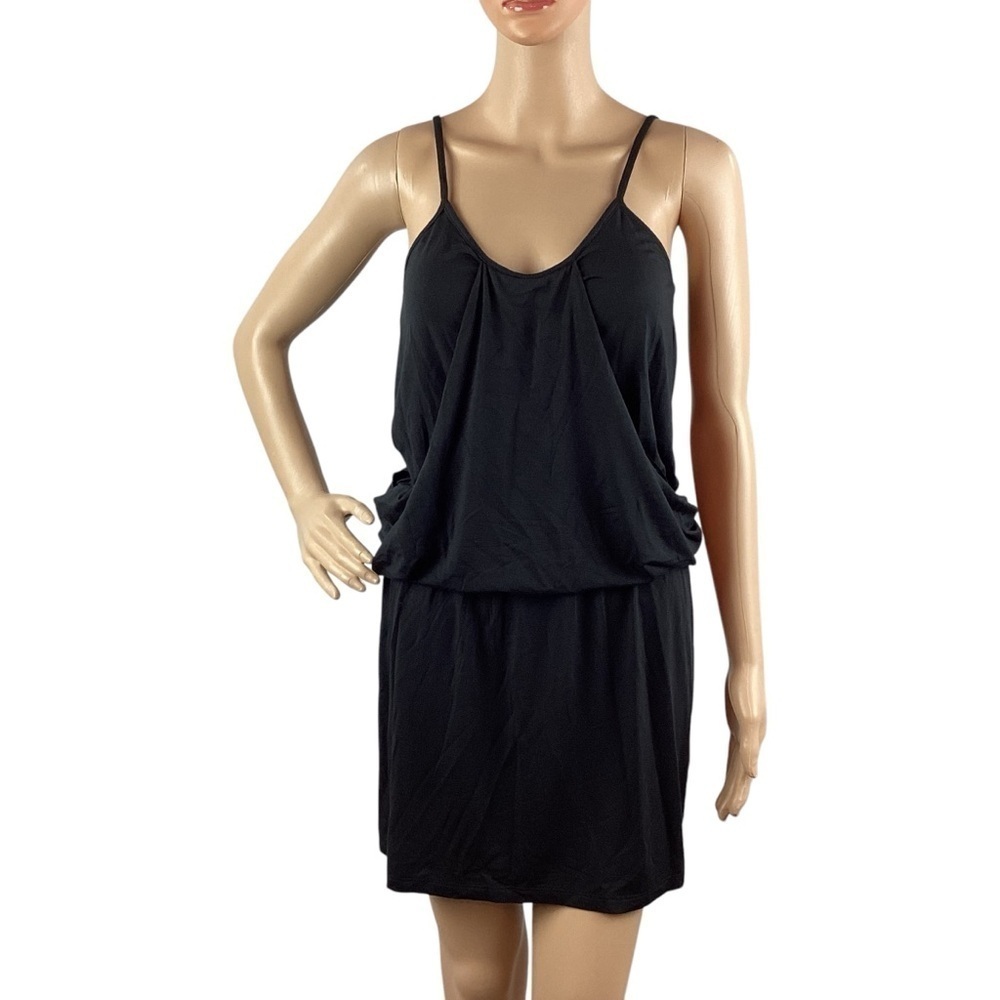 Krisa Cami Mini Dress Size XS Black Micro Modal